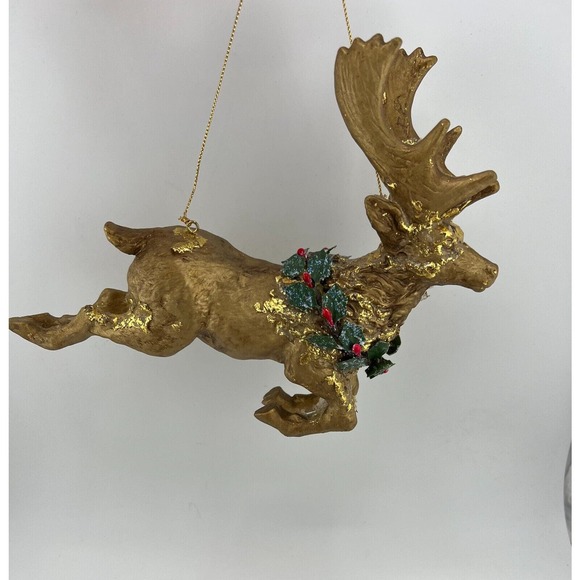 Home Decorative‎ Santa Claus Head and Flying Reindeer Christmas Tree Ornaments - Picture 6 of 9
